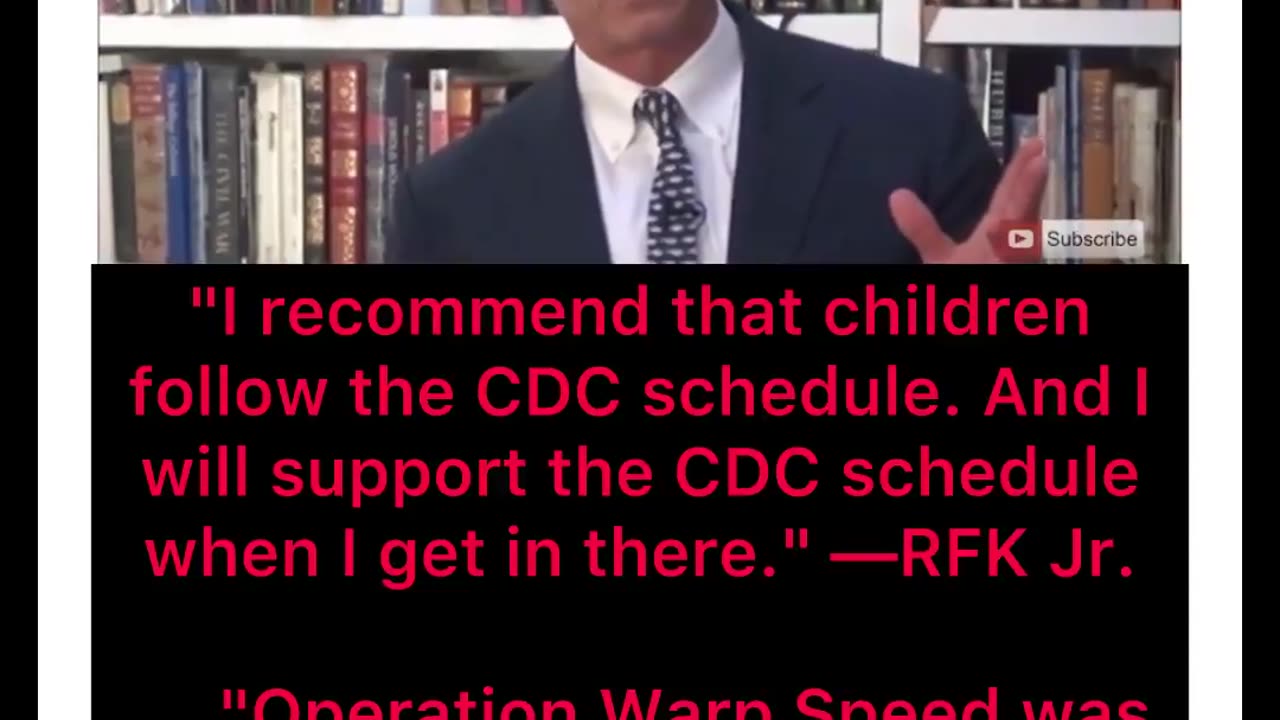 RFK Jr Wants Every Man Woman and Child VAXXED!