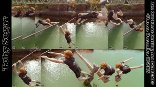 Prototype 446: Storror's Toby Segar does a Ninja Warrior type trick