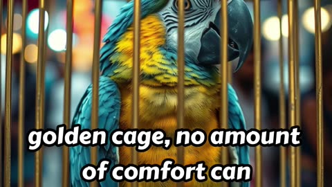 The Caged Parrot – A Tale on True Freedom #zen #lifelessons #shorts