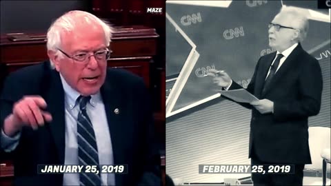 Bernie, you are a fraud and you are tired.