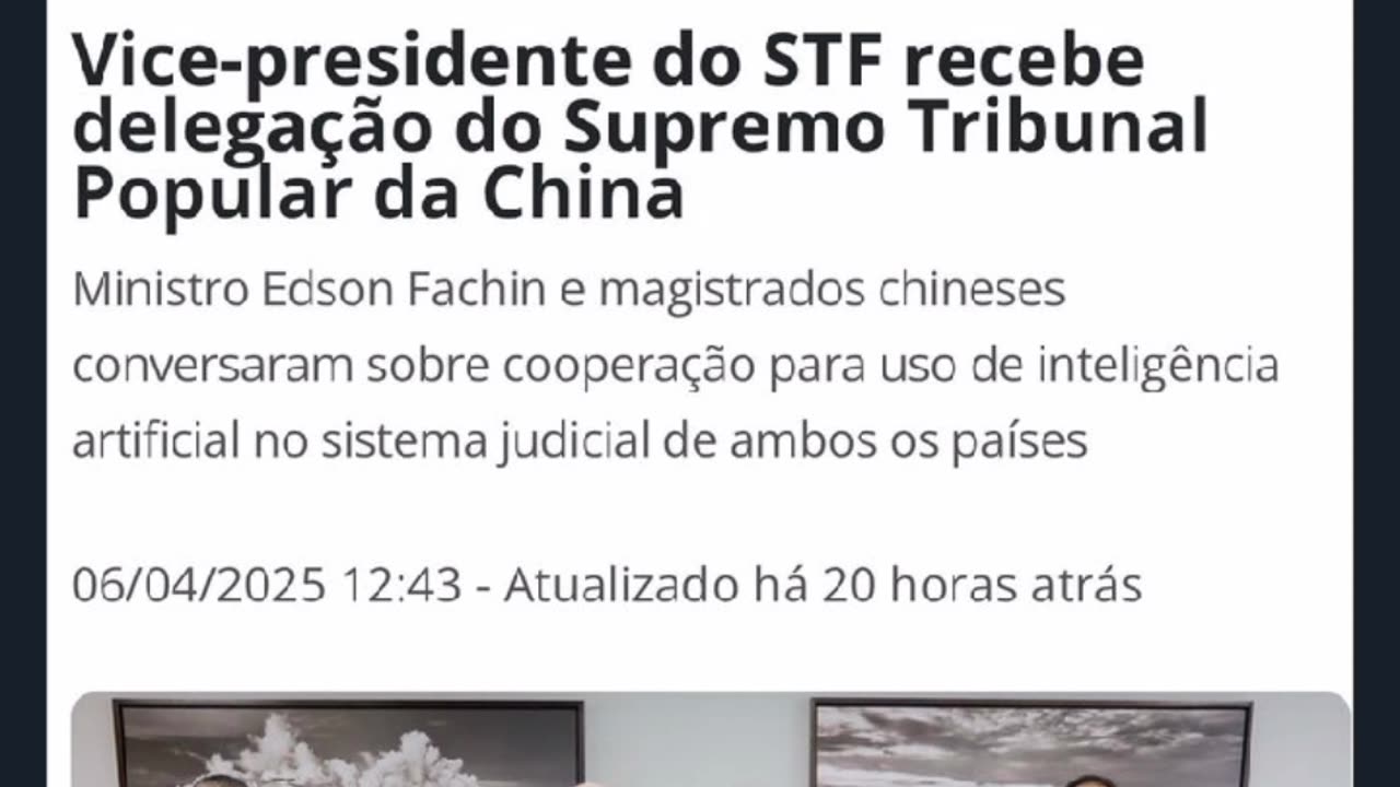 Alguém ainda dúvida que o STF é uma facção criminosa? A resposta está na sua cara, STF com a maior facção criminosa do mundo tribunal do Pcch chinês que MATOU 115 milhões de pessoas ao longo de sua história.