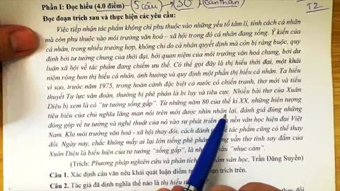18 ĐỀ số 18 ( đề số 8 sách 30 đề so sánh )