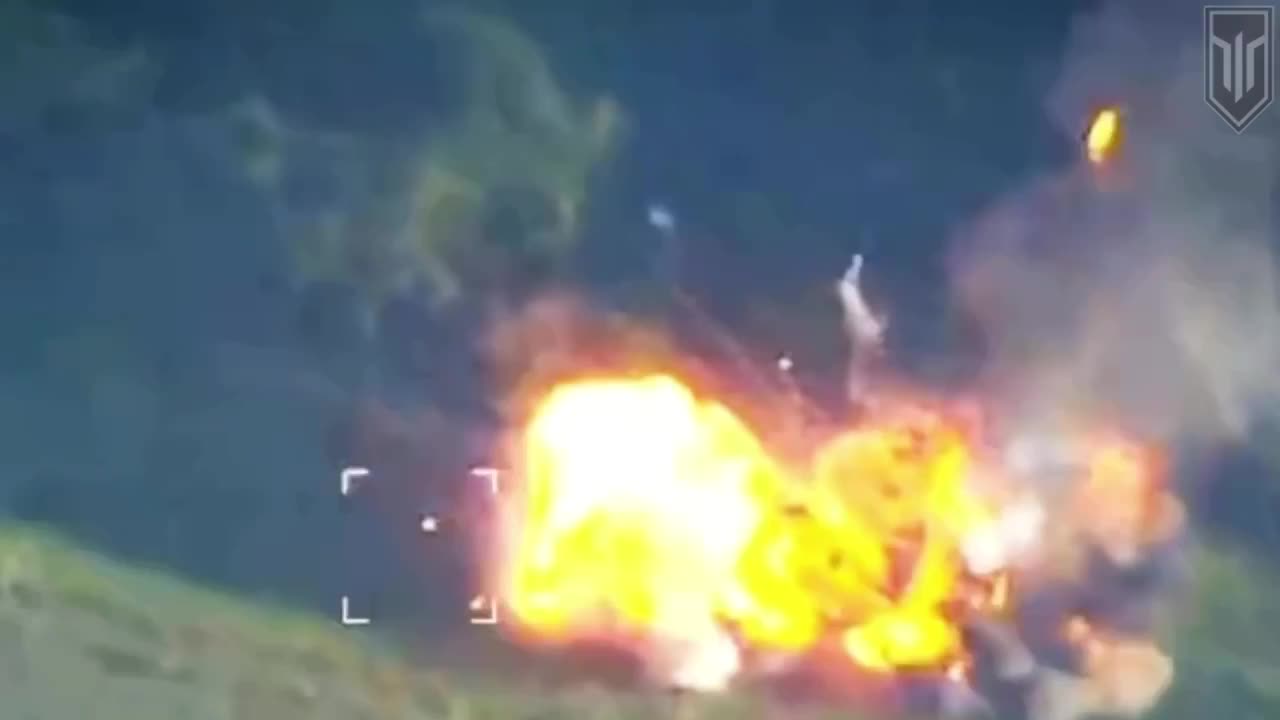 Insane Detonation of a Russian APC Loaded with Munitions