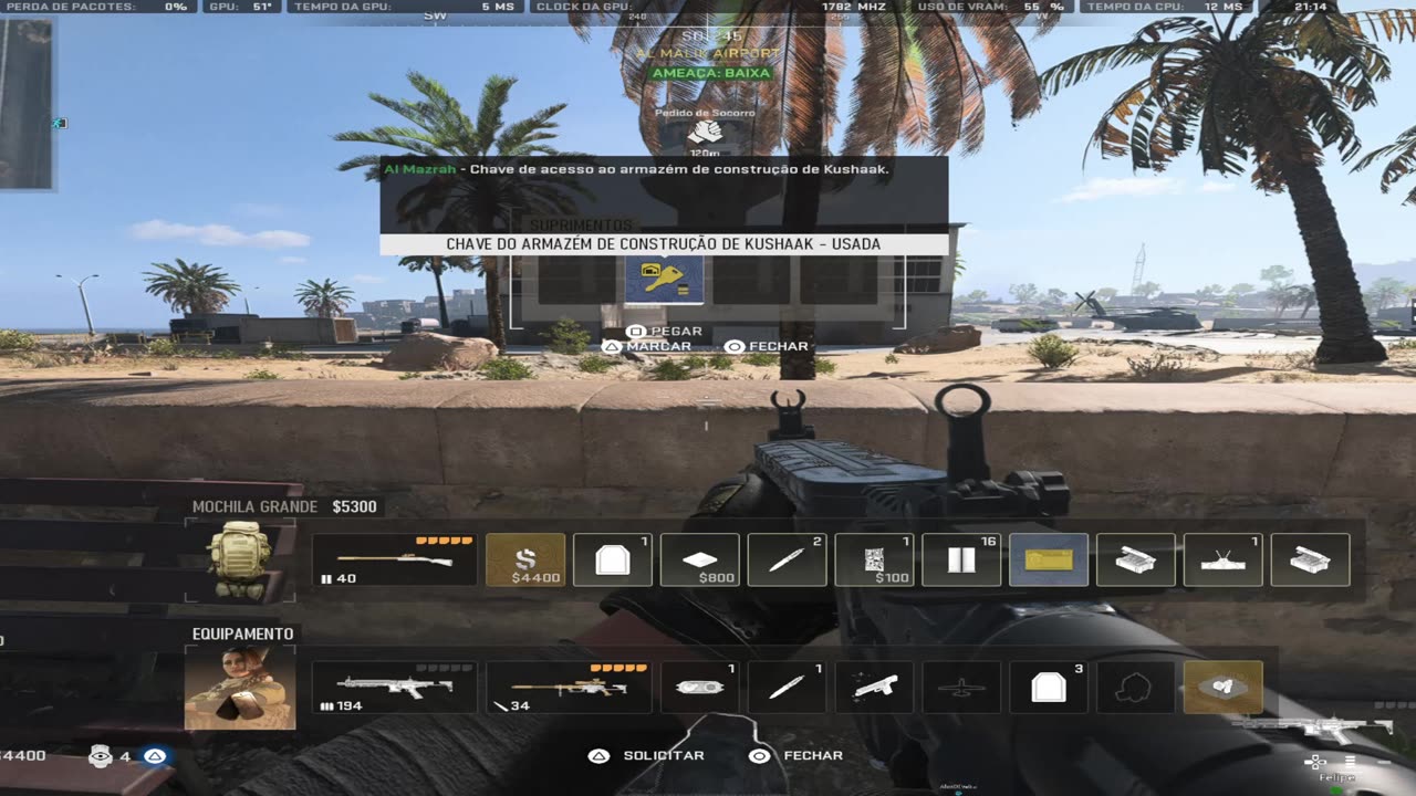 Cod dmz 40+TENTANDO SOBREVIVER EM AL MAZRAH 25/11/2025 PART2