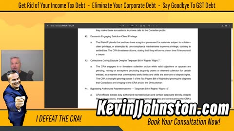 ⚖️ THE CRA SUED FOR $100 MILLION ⚖️ - EPISODE 87 of THE TAX & MONEY SHOW