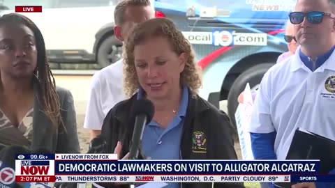 Debbie Wasserman-Schultz, after tour of Alligator Alcatraz