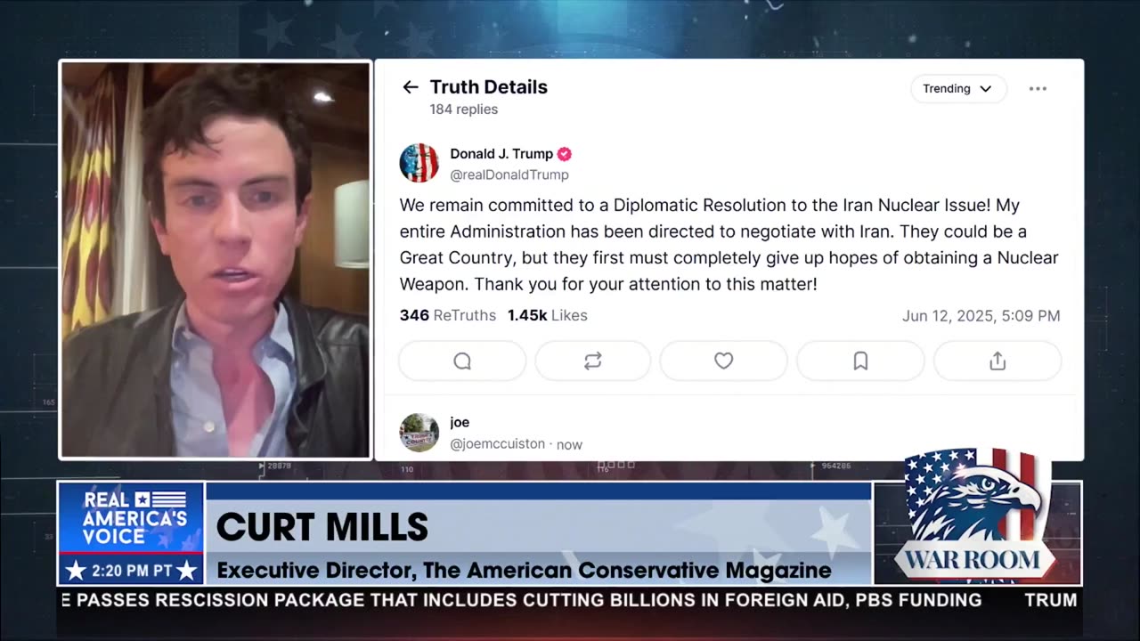 TRUMP HAS MADE TWO THINGS CLEAR