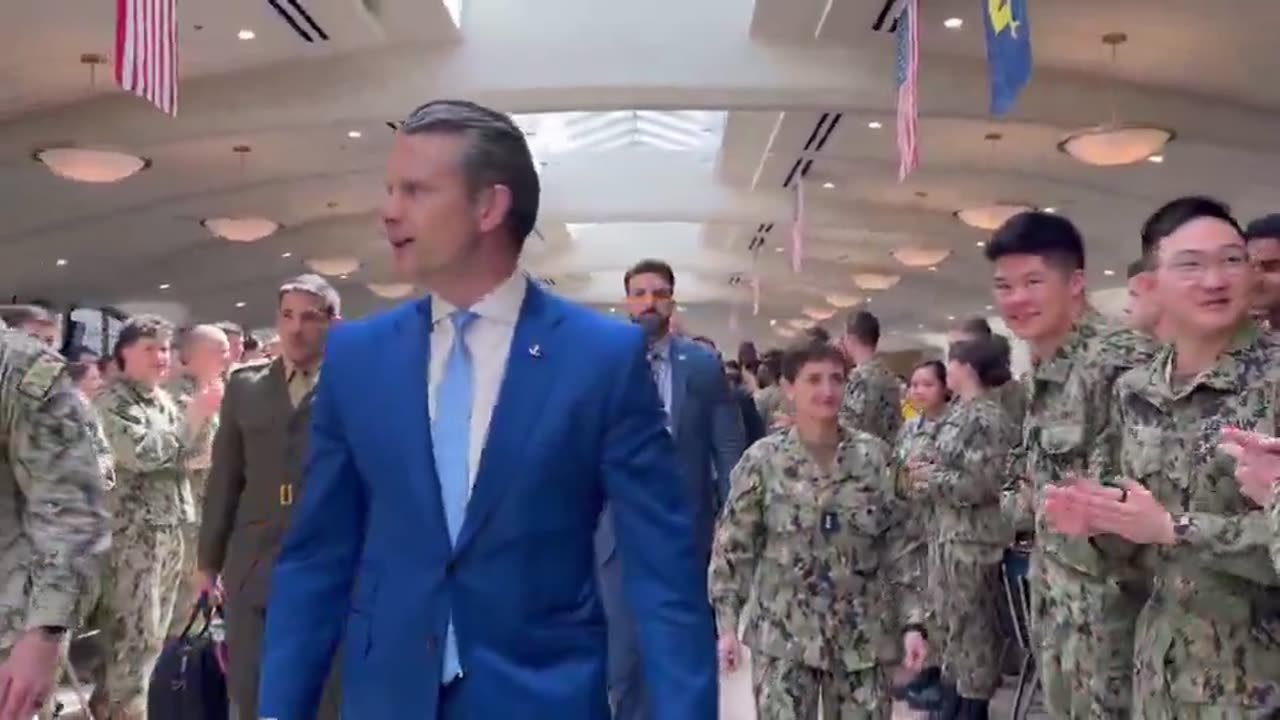SecDef Pete Hegseth was well received at the Naval Academy
