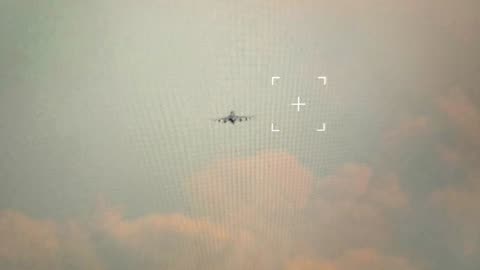 F-16 in Action: High Altitude Reconnaissance Drone Filmed an F-16 Flying Over Ukraine