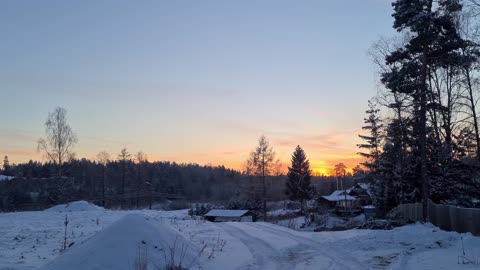 “The sky is on fire while the earth beneath is frozen"