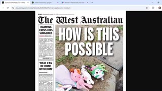 West Australian uses tragic story of dead baby found in drain for comms and spellcasting