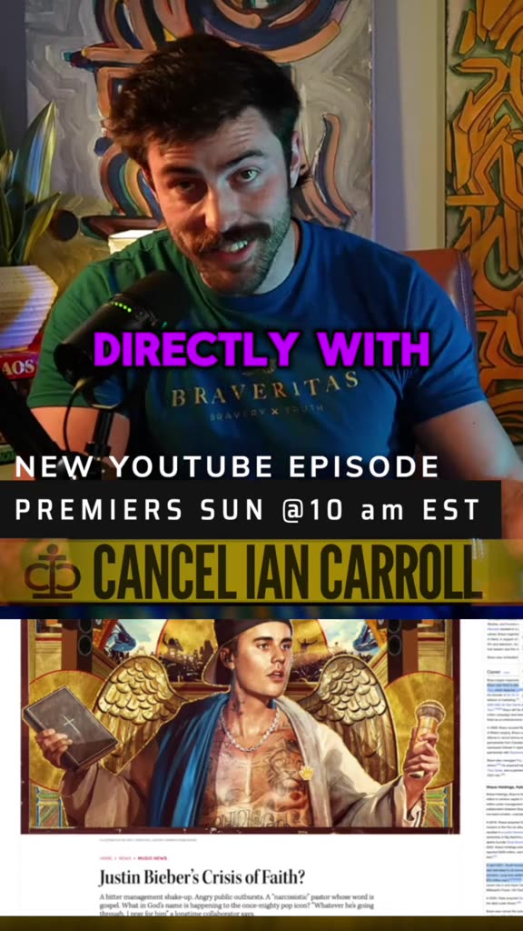 IAN CARROLL-CANCEL THIS CLOTHING COMPANY PROTECT JUSTIN BIEBER