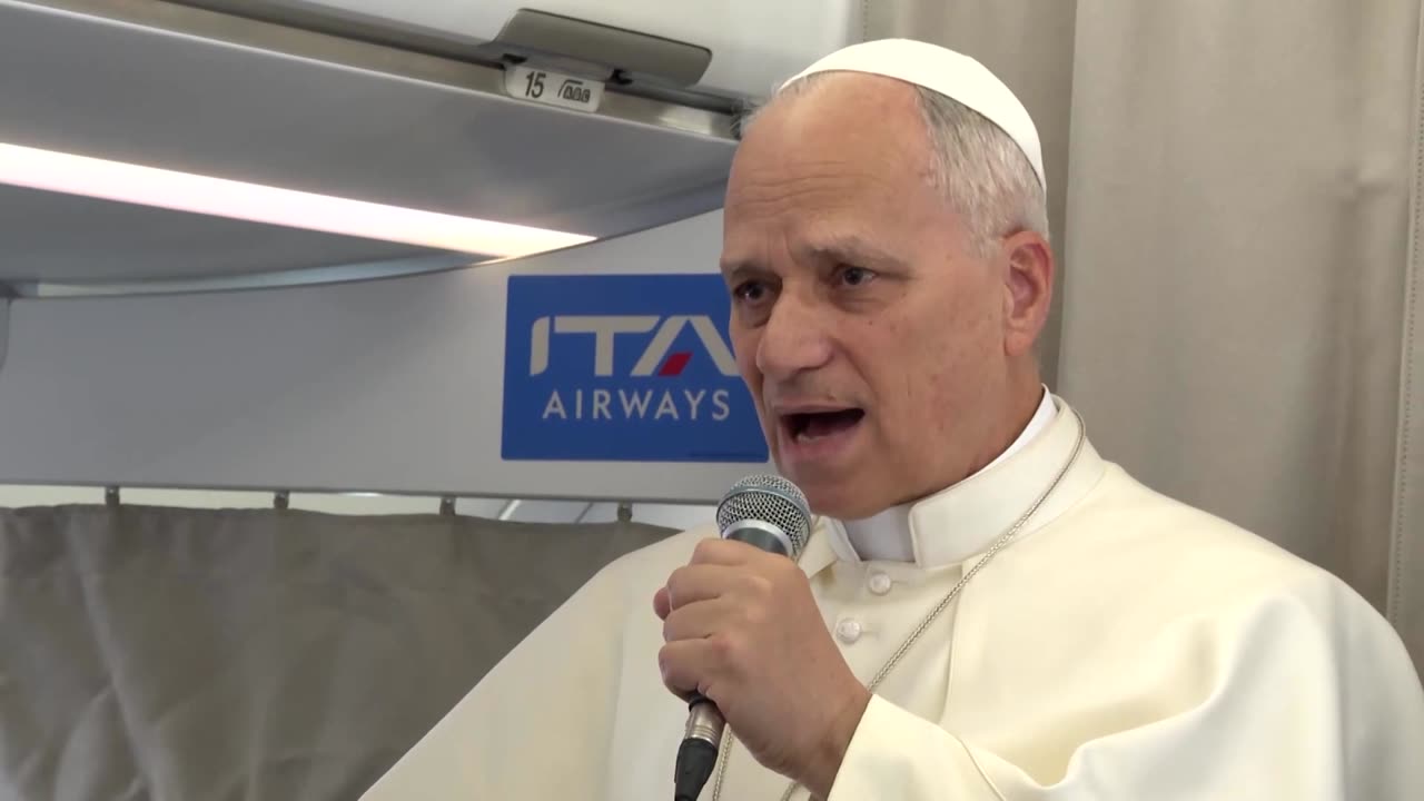 Pope Leo says the Vatican supports a two-state solution