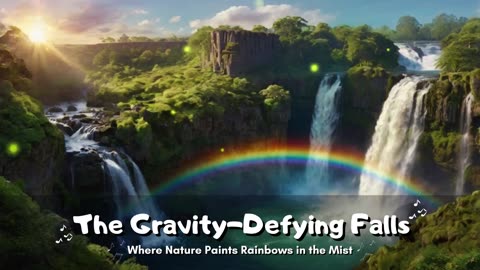 🌊✨ The Gravity-Defying Falls: A Symphony of Floating Dreams & Eternal Motion ✨🌌🎶