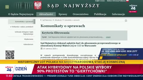 🗳 Sąd Najwyższy przeliczył głosy w jednej z komisji wyborczych w Warszawie.