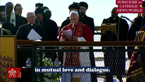 POPE LEO XIV's Full SPEECH at Historic Nicaea Ecumenical Encounter with Nicene Creed in Turkiye