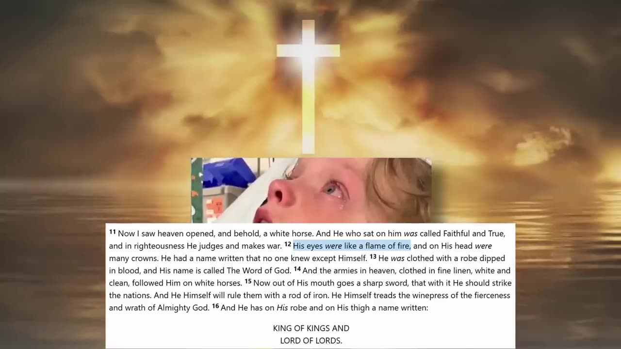 This kid just saw Jesus Christ...