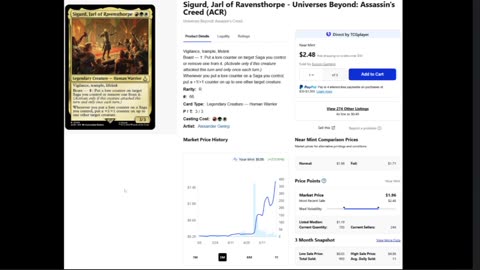 Sagas from Final Fantasy MTG cause card repricing