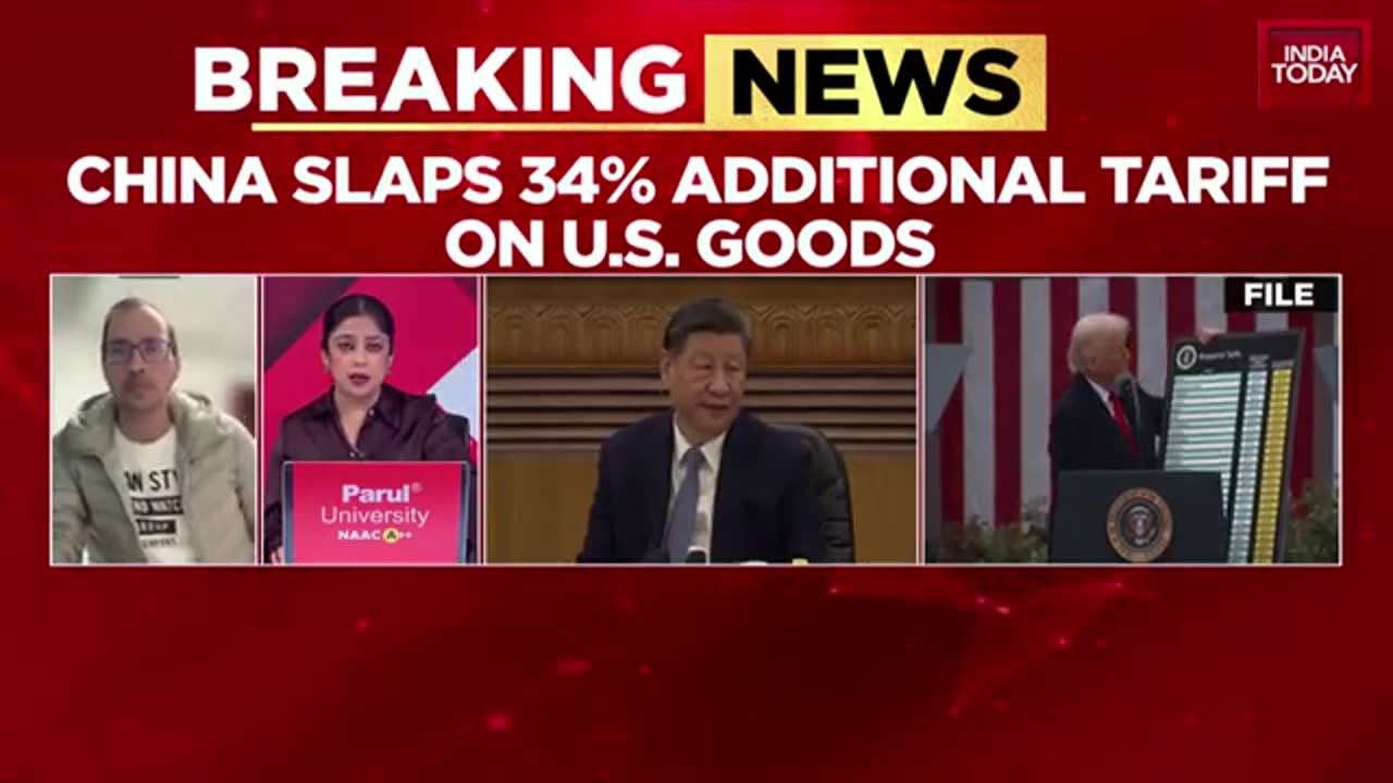 China Retaliates with 34% Tariff on US Goods as Trade War Intensifies | Donald Trump News