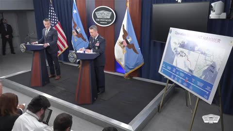 🔴 Segret. alla Difesa Pete Hegseth e Pres. dello Stato Maggiore dell'Aeron. Miltare, Gen. Dan Caine.