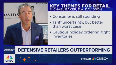 Baker: Customers are responding well to defensive retailers.