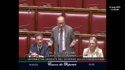 Alberto Bagnai Intervento su informativa Ministro Urso sui dazi 14-05-2025