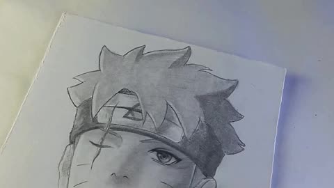 Drawing baruto from baruto #anime #drawing