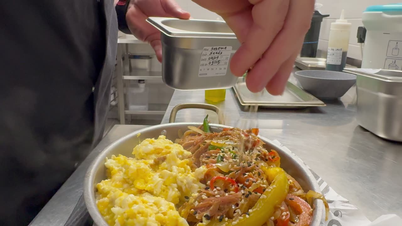Stir-Fried Pork Ribs with Scrambled Eggs | Powerful OMAD Meal for Energy