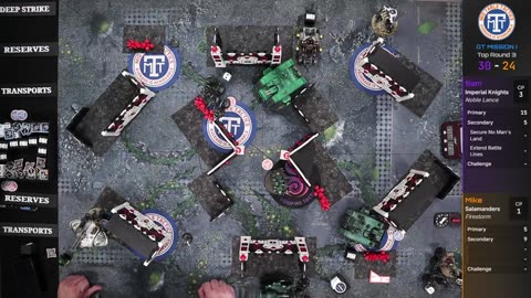 Warhammer 40k Battle Report: Imperial Knights VS Salamanders