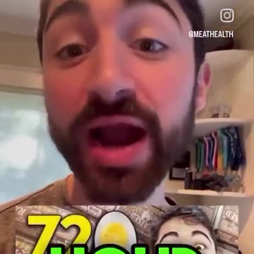 He ate 720 eggs in one month and his cholesterol went down.