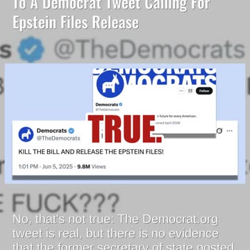 Fact Check: Hillary Did NOT Tweet 'What The Fuck' In Response To Tweet Calling For Epstein Files