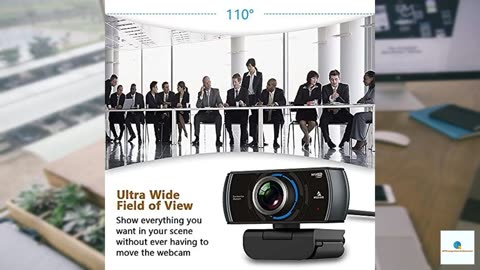 NexiGo 60FPS 1080P Webcam Kits, N980P HD Web Camera with Microphone, 120 Degrees Wide-Angl