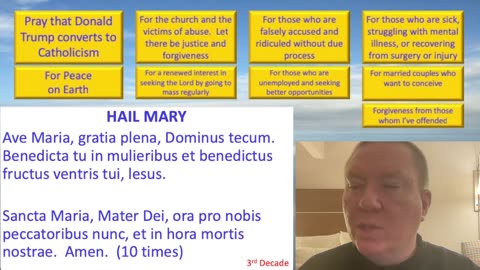 Mary's Daily Live Holy Rosary Prayer at 8:00 p.m. EDT 05/20/2025