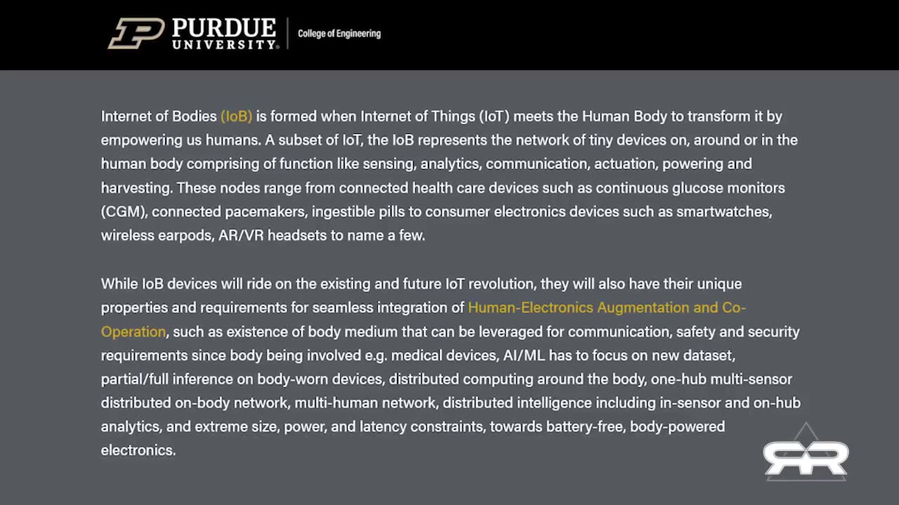 Greg Reese talks Internet of Bodies and Technocracy