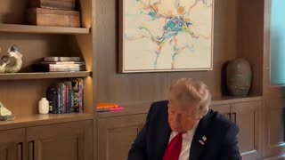 President Donald J. Trump signs the Community Legacy Scroll