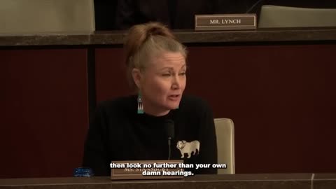 Rep. Stansbury Let's talk about the orange collar crimes in the White House