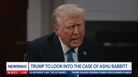 President Trump Learns During Live Interview That DOJ Is Still Stonewalling Ashli Babbitt’s Family