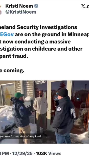 Homeland Security investigations are on the ground in Minneapolis!