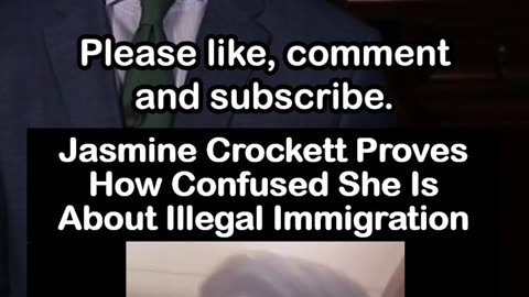 Jasmine Crockett Accidentally Argues Against Illegal Immigration