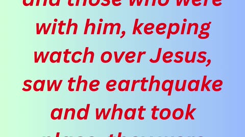 "The Centurion's Confession" Matthew 27:54 #shorts #youtube #ytshorts #jesus #views #youtubeshorts