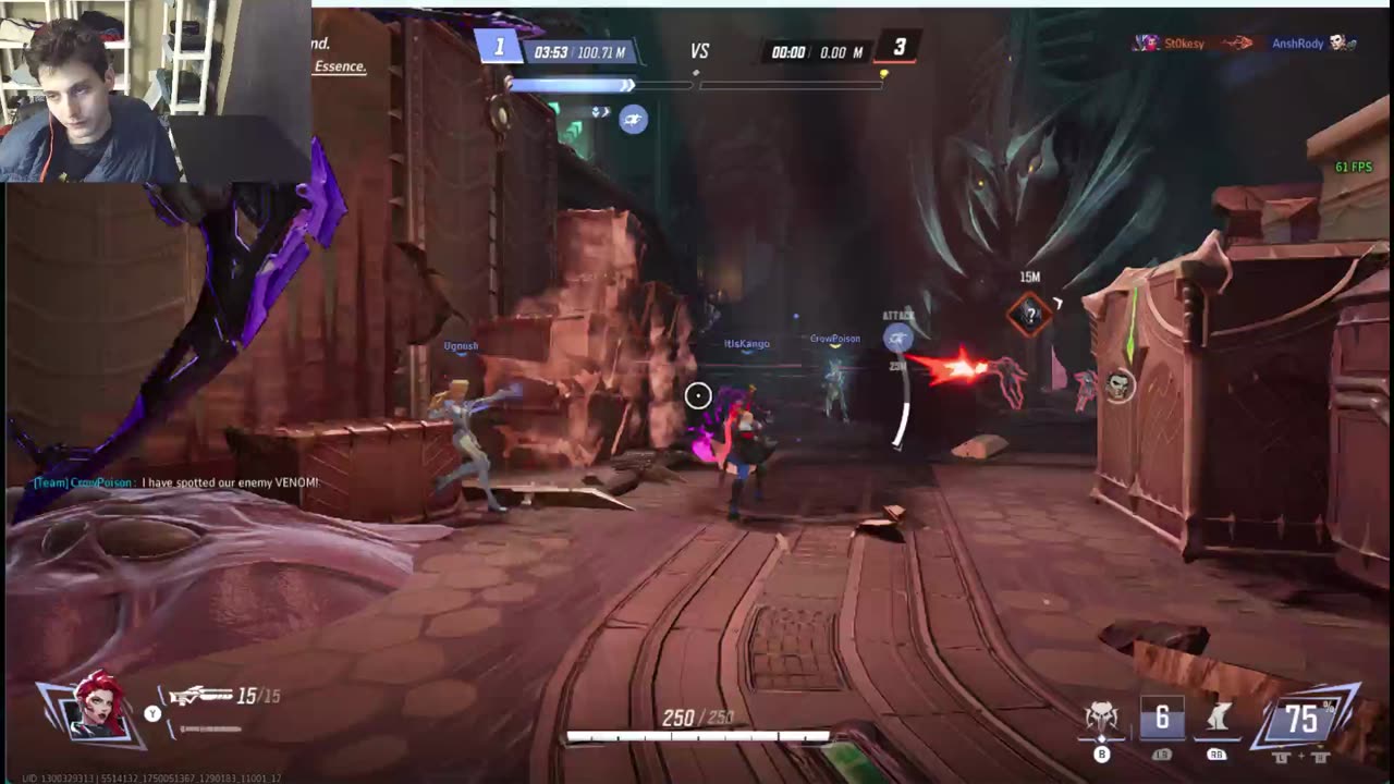Marvel Rivals Online Competitive Match #231 Part #2 On The PC While Playing As Black Widow
