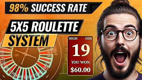 I Tried Again the 5x5 Roulette System (98% Success Rate) 😮