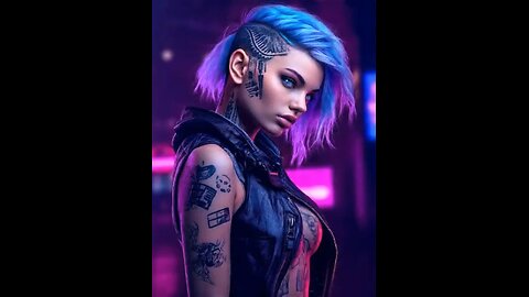 Cyberpunk Girls Neon