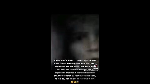 Ghost captured in selfie behind girl