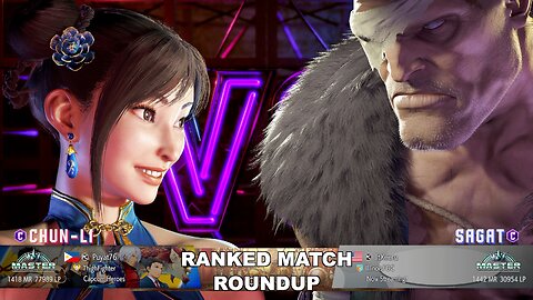 Kuya Kalbo SF6 Ranked Match Roundup. Chun Li Master Rank [Hori Fight Stick]