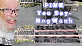 Adding More Paint To The Coaling Station Grate - NOMO PINK