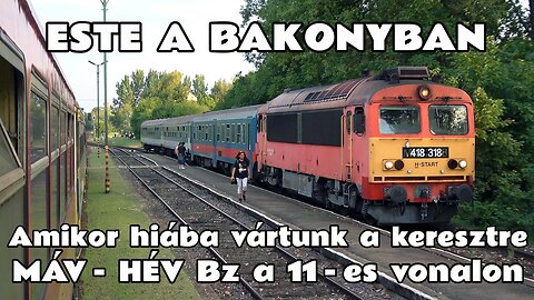 2025.09.08. Este az ország egyik legszebb vasútvonalán. Bakonyvasutazás Pannonhalma- Veszprém között