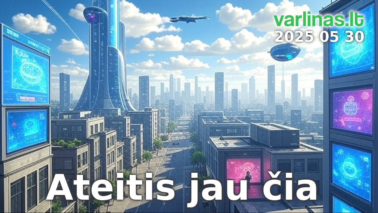 Varlinas tiesiogiai - 2025 05 30 - Ateitis jau čia