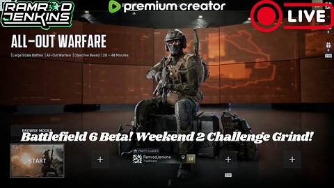Battlefield 6! Week 2 Challenges! Premium Creator!