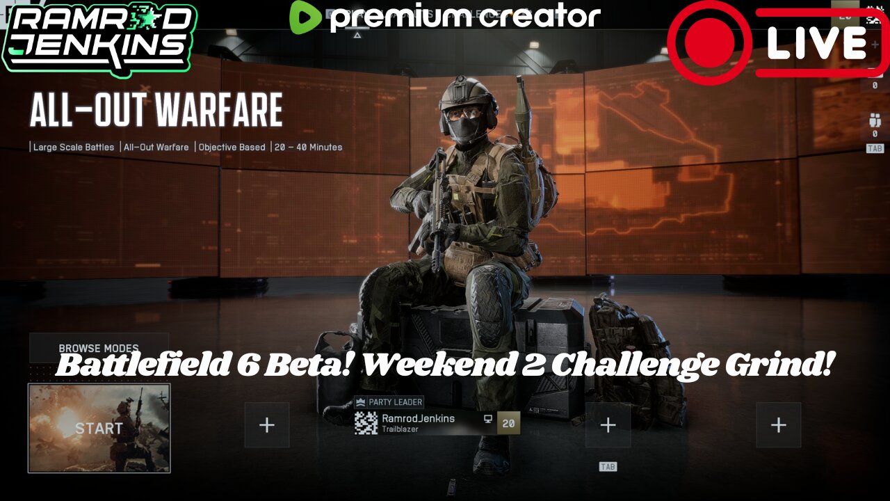 Battlefield 6! Week 2 Challenges! Premium Creator!